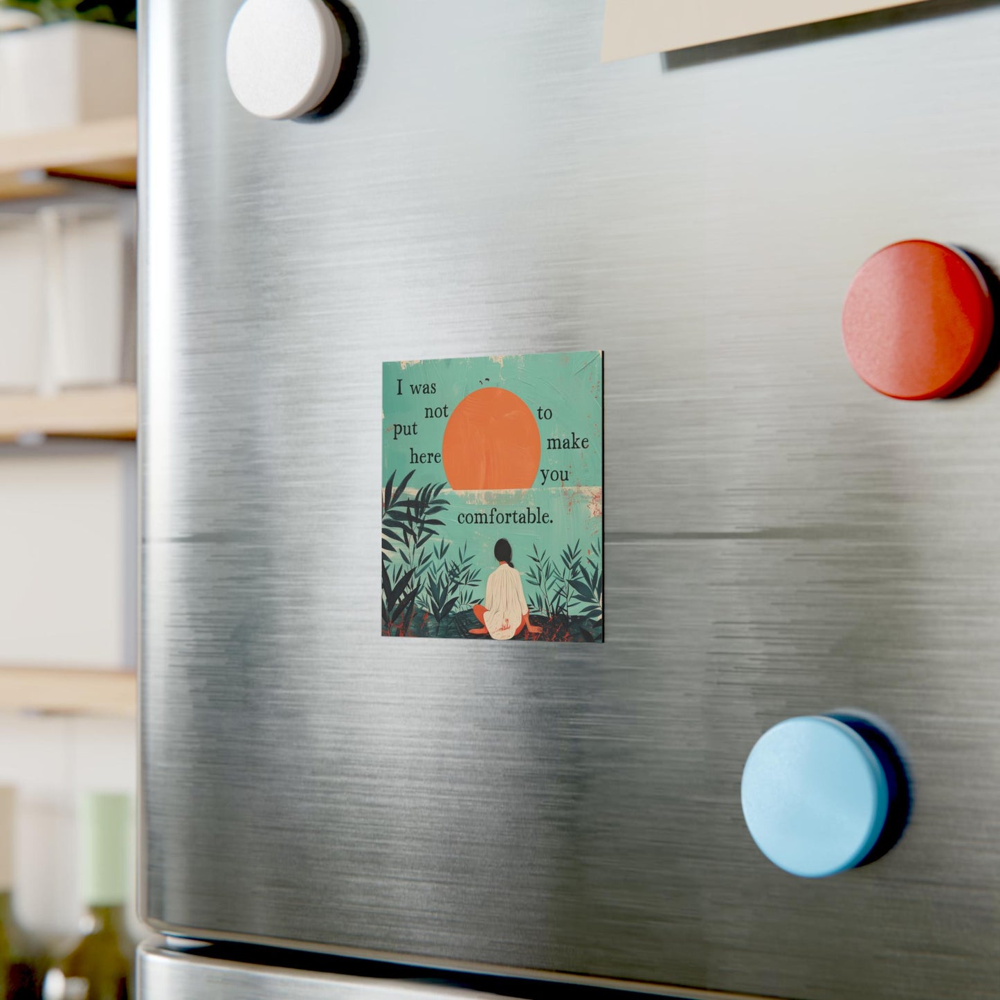 Body positivity magnet feminist gift idea lgbtq rights merch womens rights magnet f*ck the patriarchy gift idea lesbian merch pride month