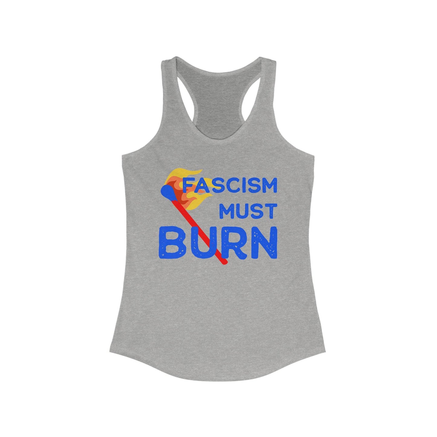 Fascism must burn tank top anti Trump shirt destroy the patriarchy tank anti fascist merch f*ck ICE tank top no kings in America shirt