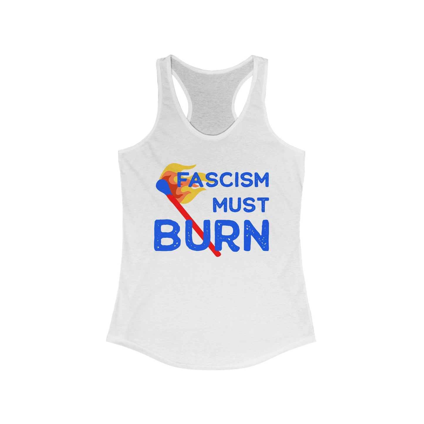 Fascism must burn tank top anti Trump shirt destroy the patriarchy tank anti fascist merch f*ck ICE tank top no kings in America shirt