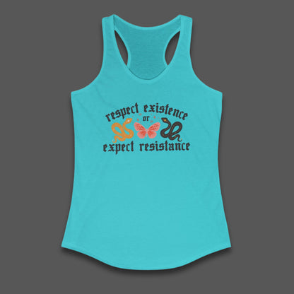 Respect existence or expect resistance shirt trans rights merch pride apparel political activist tee lgbtq rights shirt queer pride merch