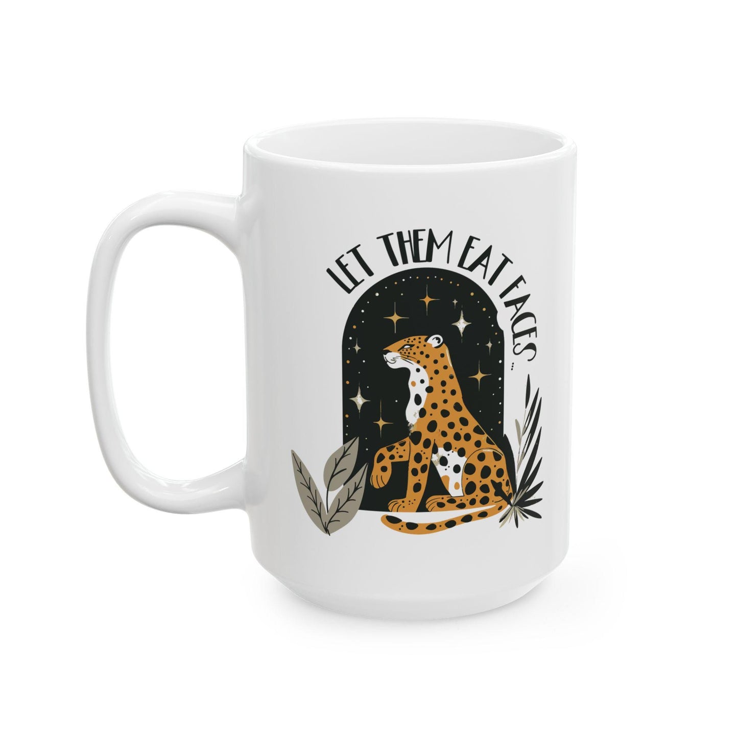 Leopards eating faces coffee mug funny anti Trump gift idea subtle anti MAGA merch not my president mug funny political gift liberal merch