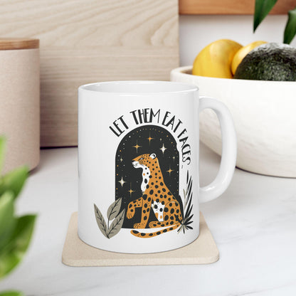Leopards eating faces coffee mug funny anti Trump gift idea subtle anti MAGA merch not my president mug funny political gift liberal merch