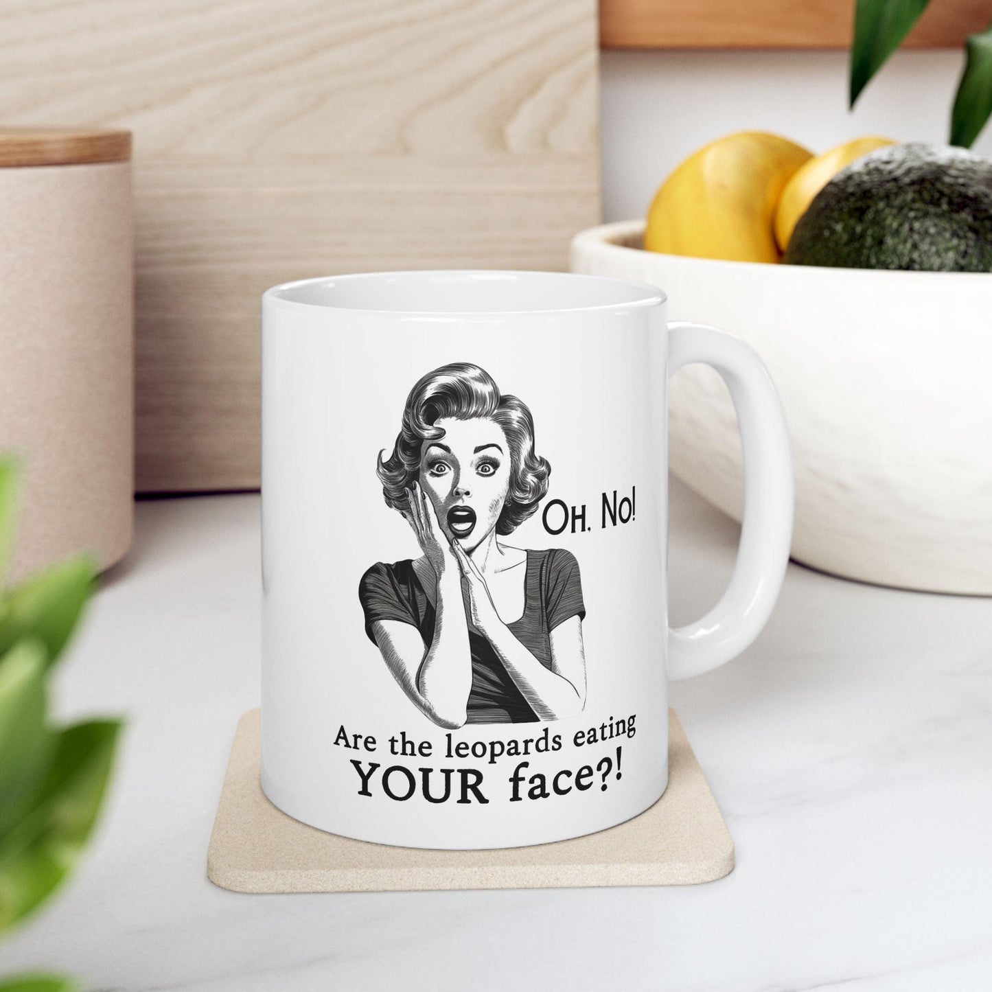 Funny anti Trump mug subtle FDT merch leopards eating faces party mug subtle f*ck Trump mug anti MAGA merch tax the rich gift womens rights