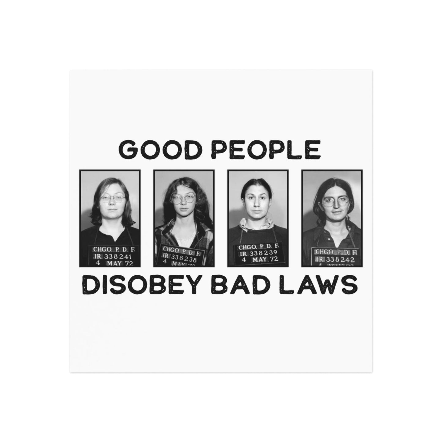 Feminist magnet reproductive rights gift idea make good trouble merch pro choice gift idea abortion rights merch f*ck the patriarchy magnet