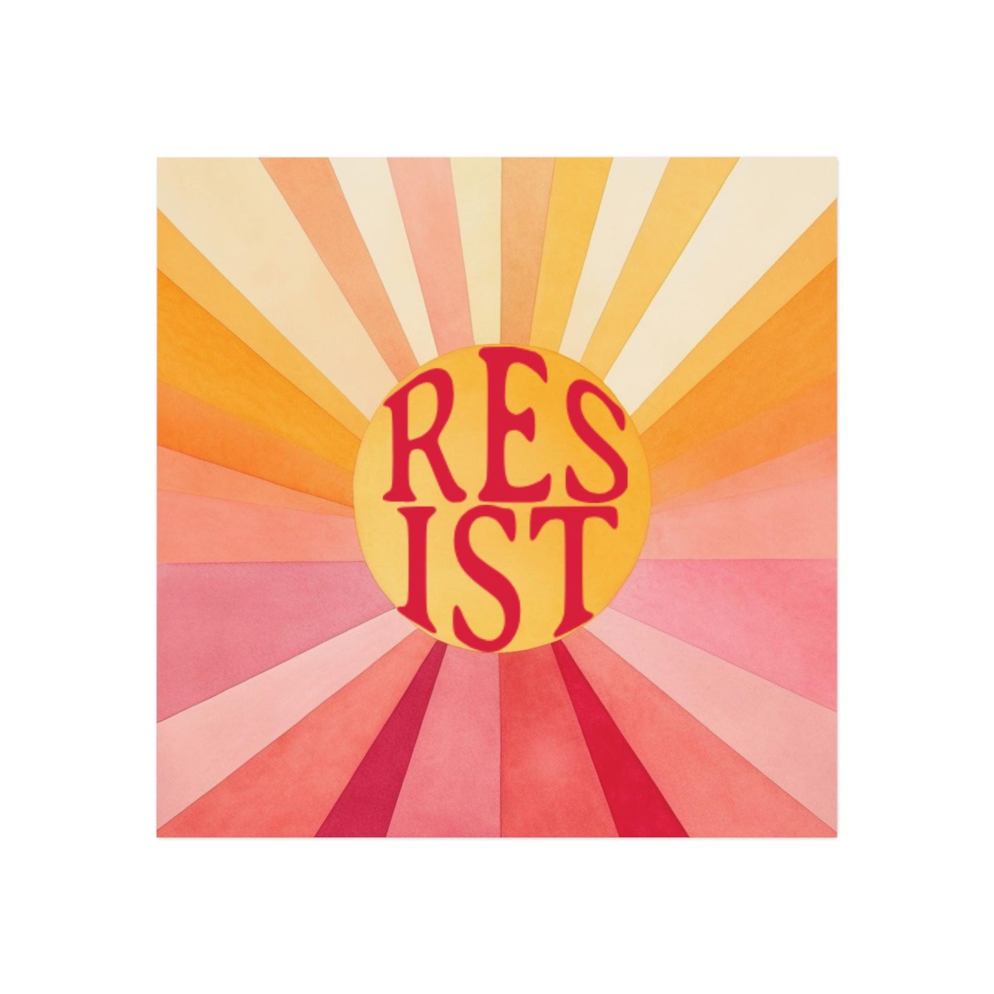 Resist magnet subtle f*ck Trump gift idea anti fascism magnet human rights merch anti genocide magnet anti war gift pro immigration magnet