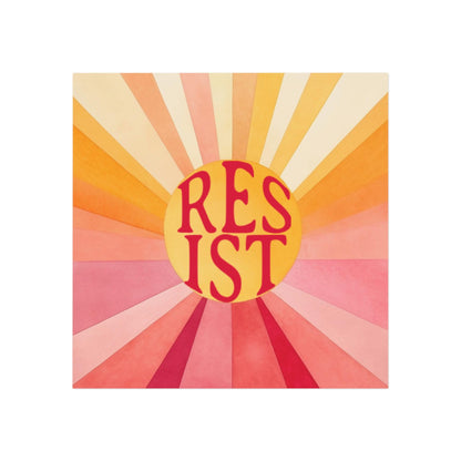 Resist magnet subtle f*ck Trump gift idea anti fascism magnet human rights merch anti genocide magnet anti war gift pro immigration magnet