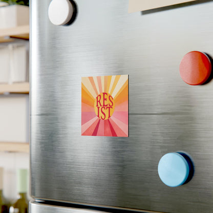 Resist magnet subtle f*ck Trump gift idea anti fascism magnet human rights merch anti genocide magnet anti war gift pro immigration magnet