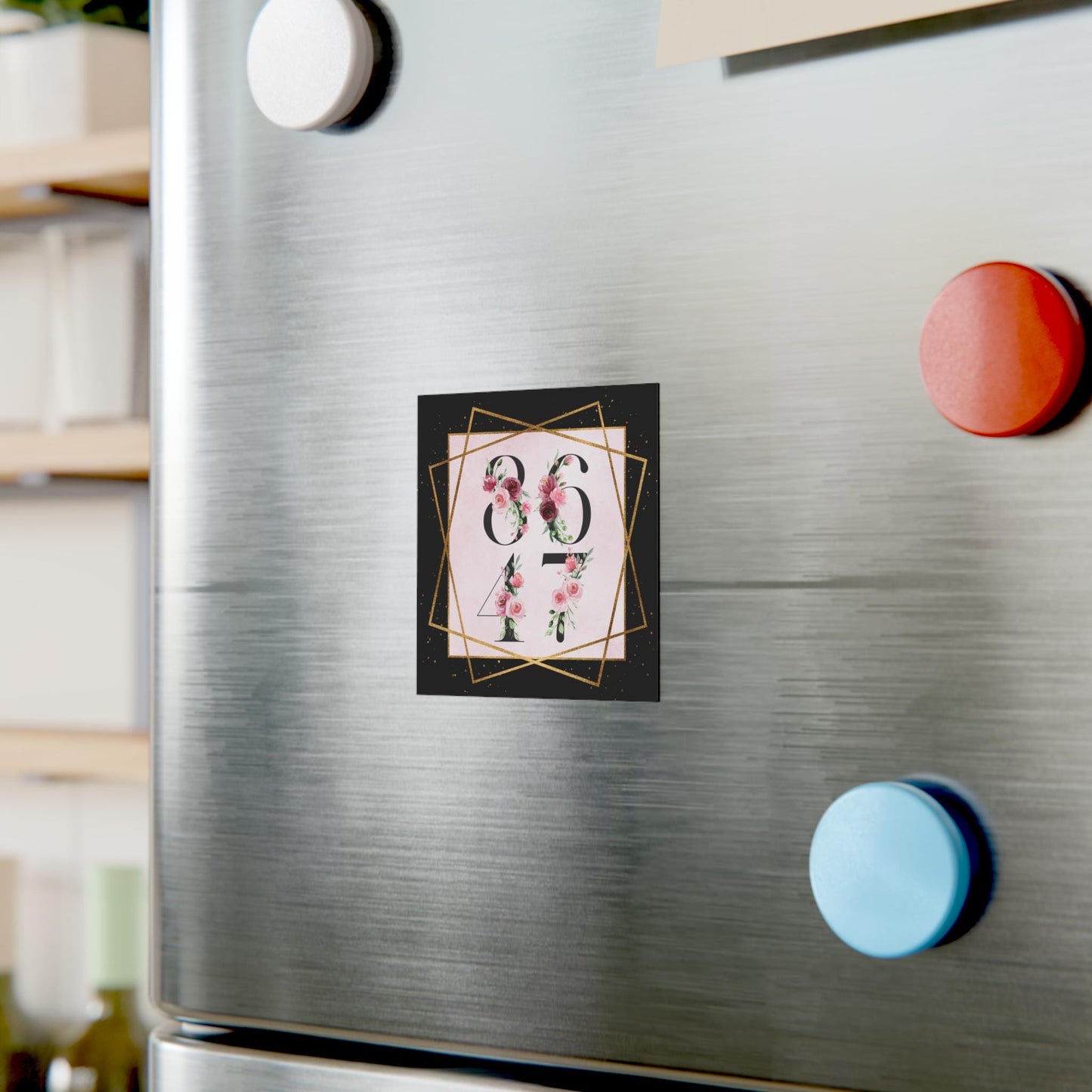 8647 magnet foxtrot delta tango merch anti Trump gift idea subtle f*ck Trump magnet girly activist merch womens rights magnet anti MAGA gift