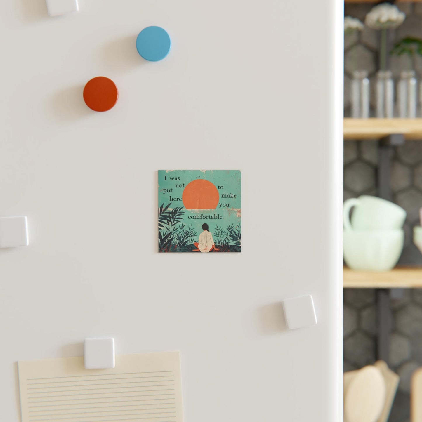 Body positivity magnet feminist gift idea lgbtq rights merch womens rights magnet f*ck the patriarchy gift idea lesbian merch pride month