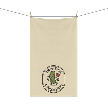 Pickle lover tea towel funny pickle lover gift idea pickle tea towel pickle home decor funny kitchen gift vegetarian dish towel pickle theme