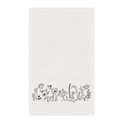 Subtle f*ck Trump tea towel anti Trump hidden message merch political dish towel anti Republican gift idea funny political towel f*ck ICE