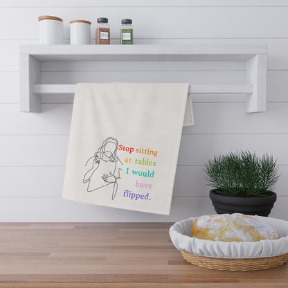 Liberal Christian tea towel progressive Christian gift idea