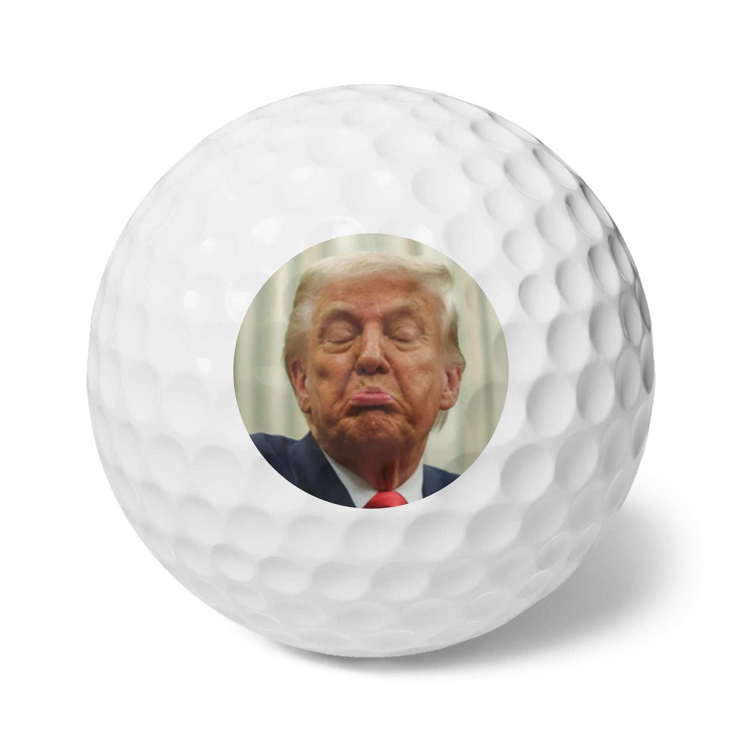 Anti Trump golf balls 6pcs funny gift for golfer f*ck Trump gag gift novelty golf balls anti Trump merch funny political gift f*ck ICE merch