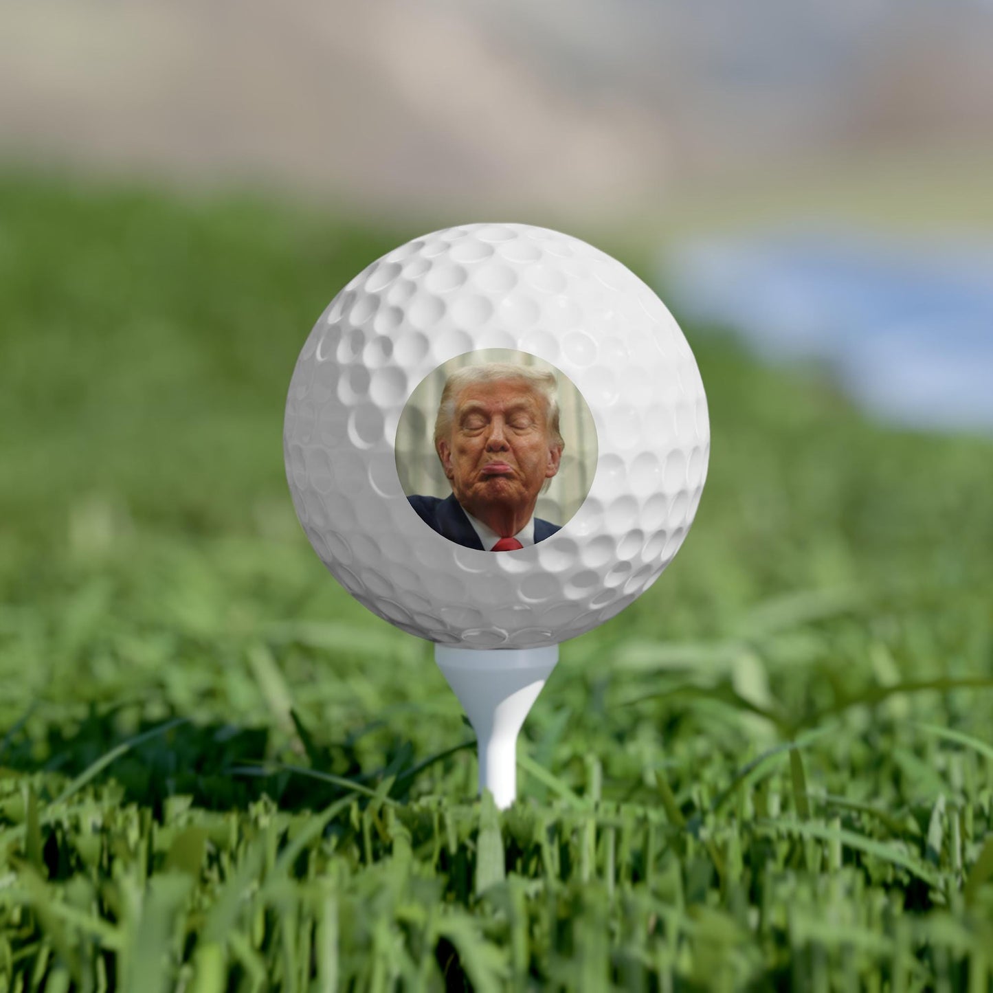 Anti Trump golf balls 6pcs funny gift for golfer f*ck Trump gag gift novelty golf balls anti Trump merch funny political gift f*ck ICE merch