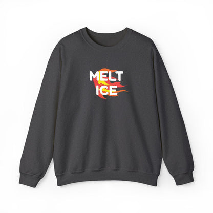 Melt ICE sweatshirt f*ck ICE long sleeve shirt anti Trump apparel chinga la migra gift pro immigration shirt abolish ICE sweatshirt resist