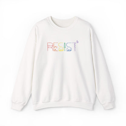 Resist sweatshirt anti Trump long sleeve shirt pro democracy merch no kings protest sweatshirt lgbtq rights apparel activist gift idea