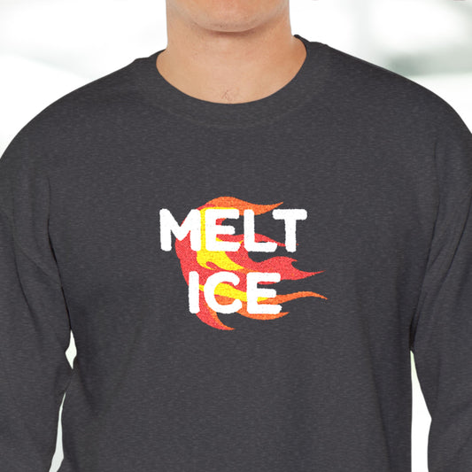 Melt ICE sweatshirt f*ck ICE long sleeve shirt anti Trump apparel chinga la migra gift pro immigration shirt abolish ICE sweatshirt resist