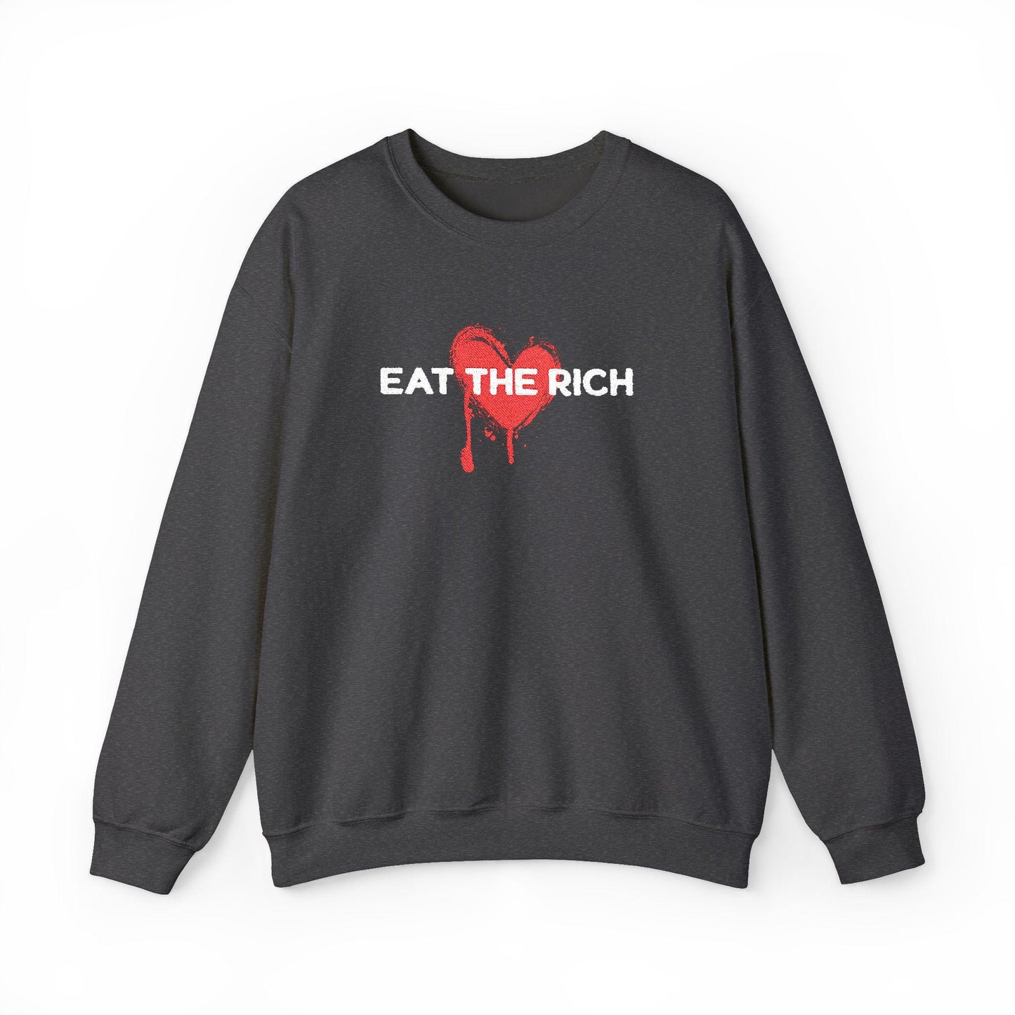 Eat the rich sweatshirt anti authoritarian long sleeve shirt human rights merch activist gift idea protest apparel anti capitalist shirt