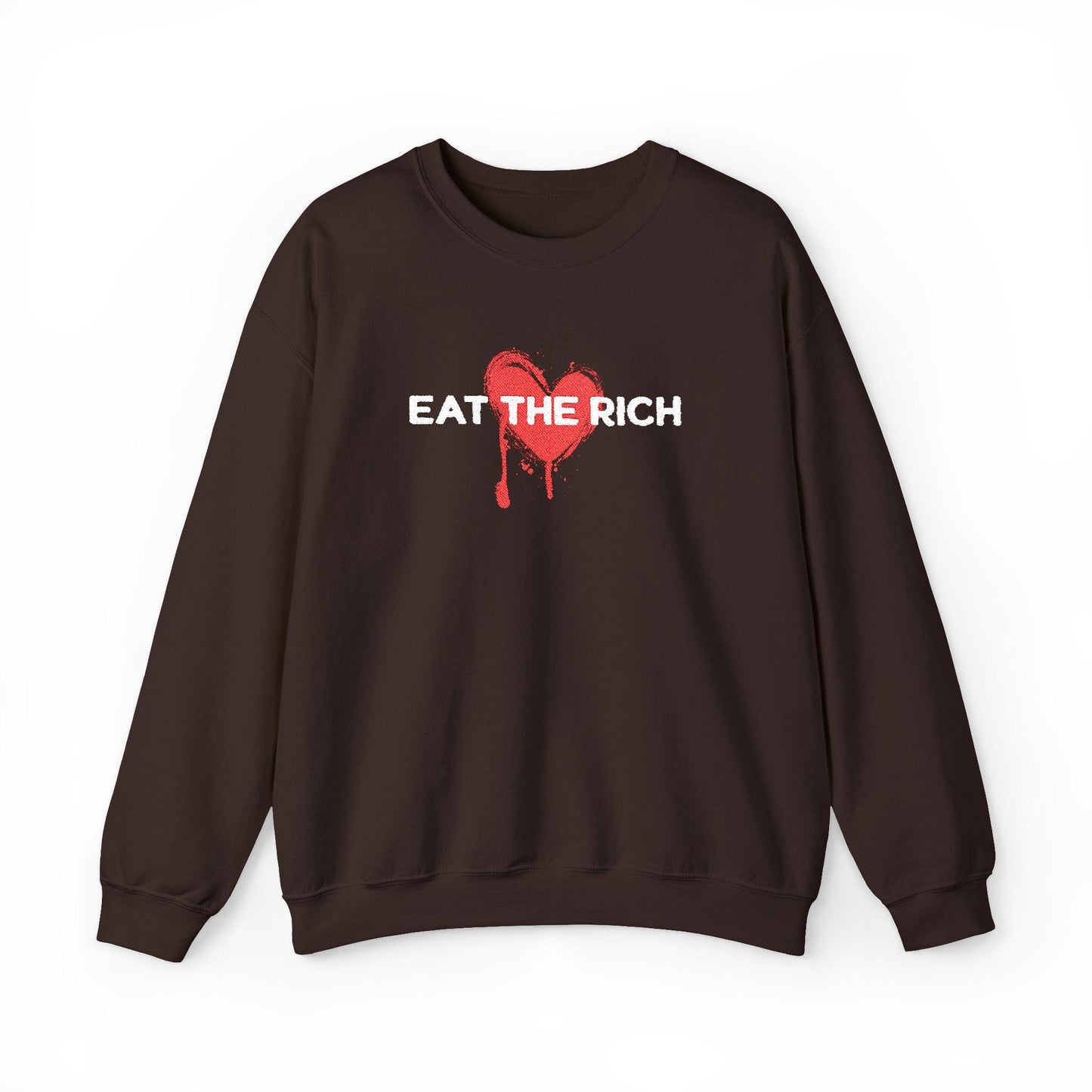 Eat the rich sweatshirt anti authoritarian long sleeve shirt human rights merch activist gift idea protest apparel anti capitalist shirt