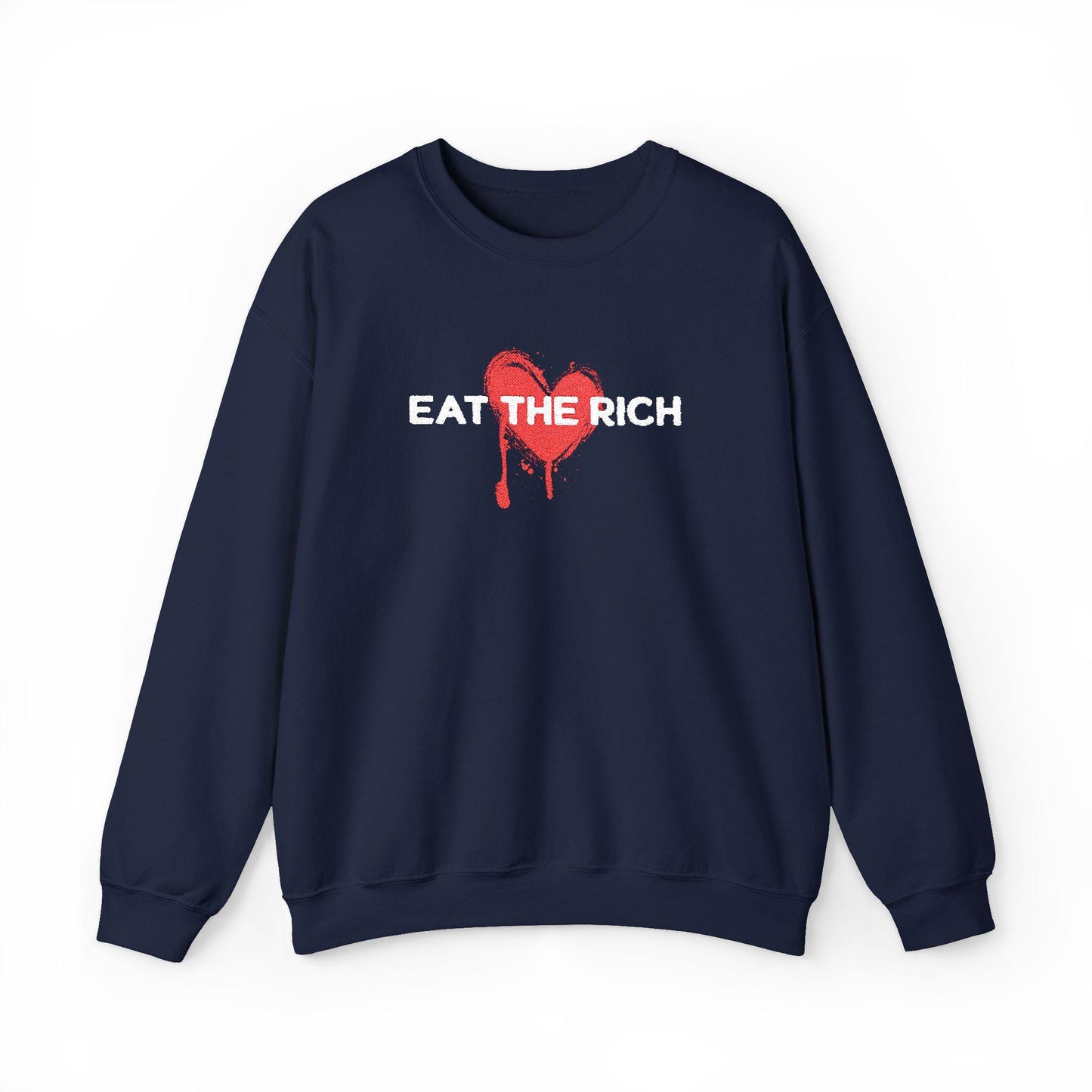 Eat the rich sweatshirt anti authoritarian long sleeve shirt human rights merch activist gift idea protest apparel anti capitalist shirt