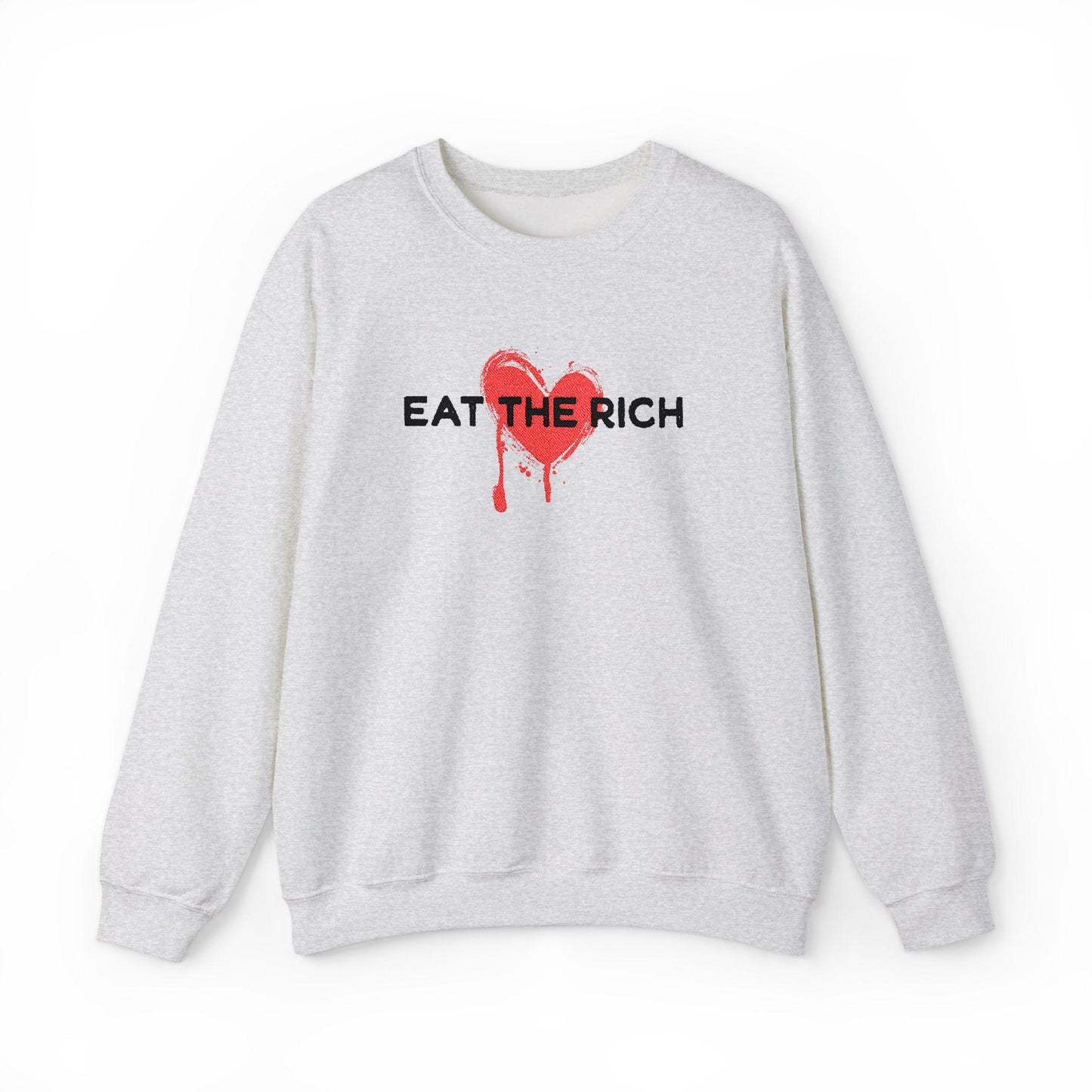 Eat the rich sweatshirt anti authoritarian long sleeve shirt human rights merch activist gift idea protest apparel anti capitalist shirt