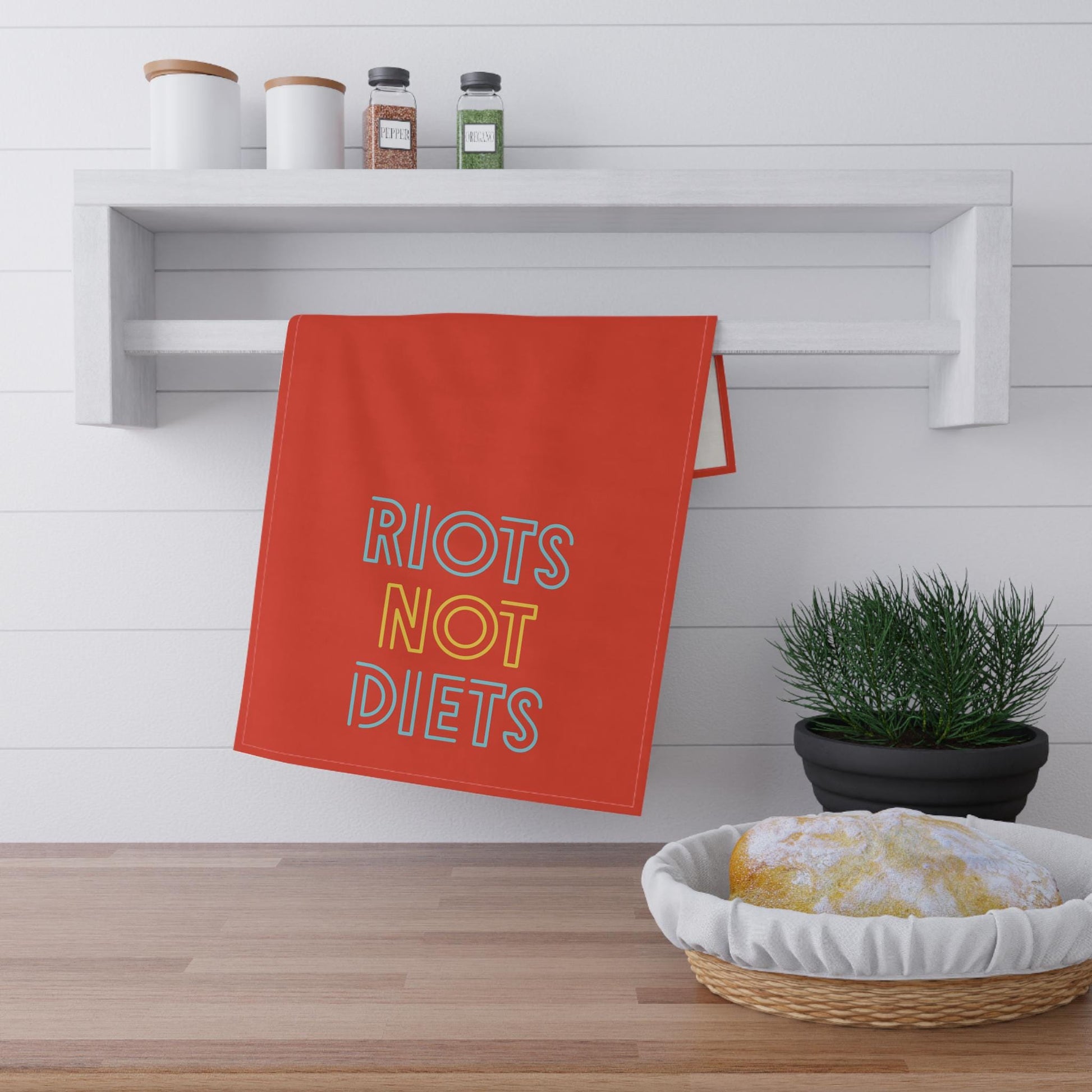 Political tea towel boddy positivity gift idea