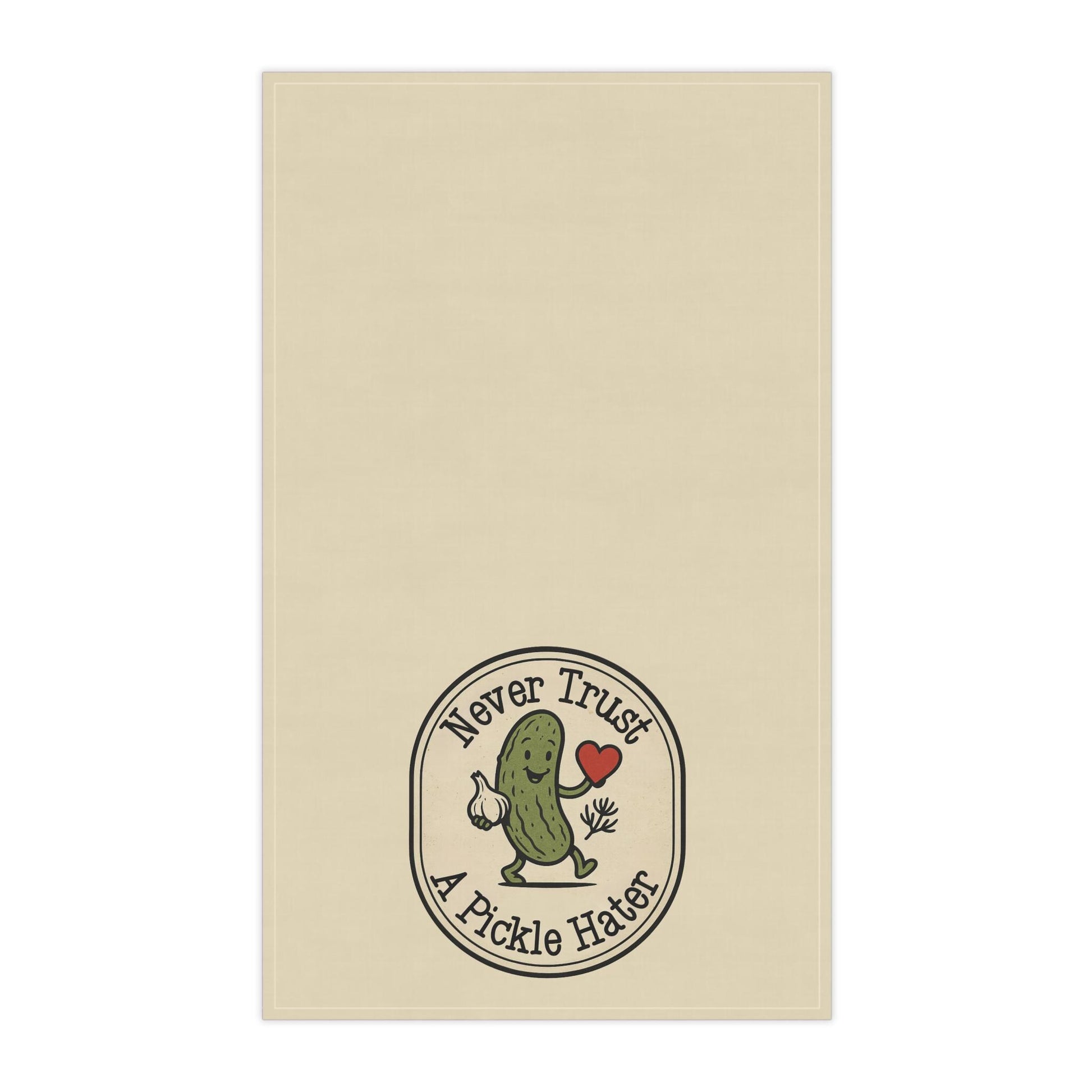 pickle tea towel pickle home decor