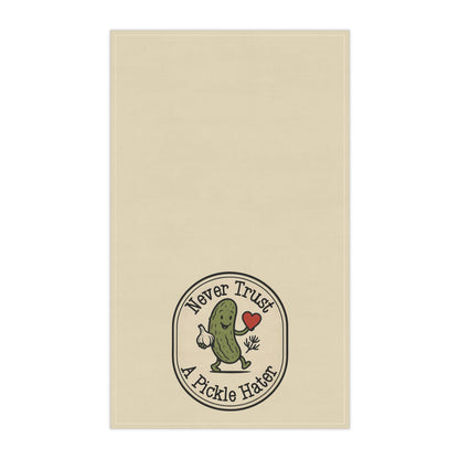 pickle tea towel pickle home decor