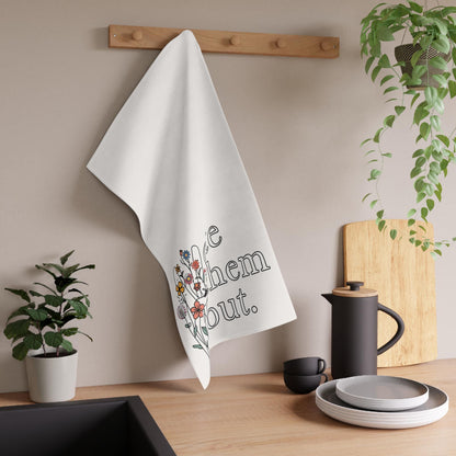 anti fascism tea towel