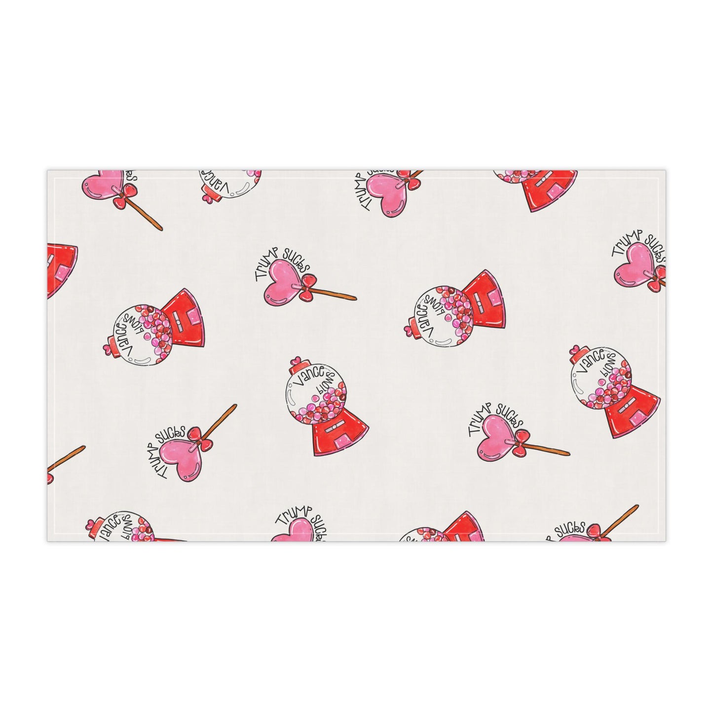 Anti Trump tea towel funny political gift anti Republican merch subtle f*ck Trump dish towel political humor towels funny gifts anti fascism