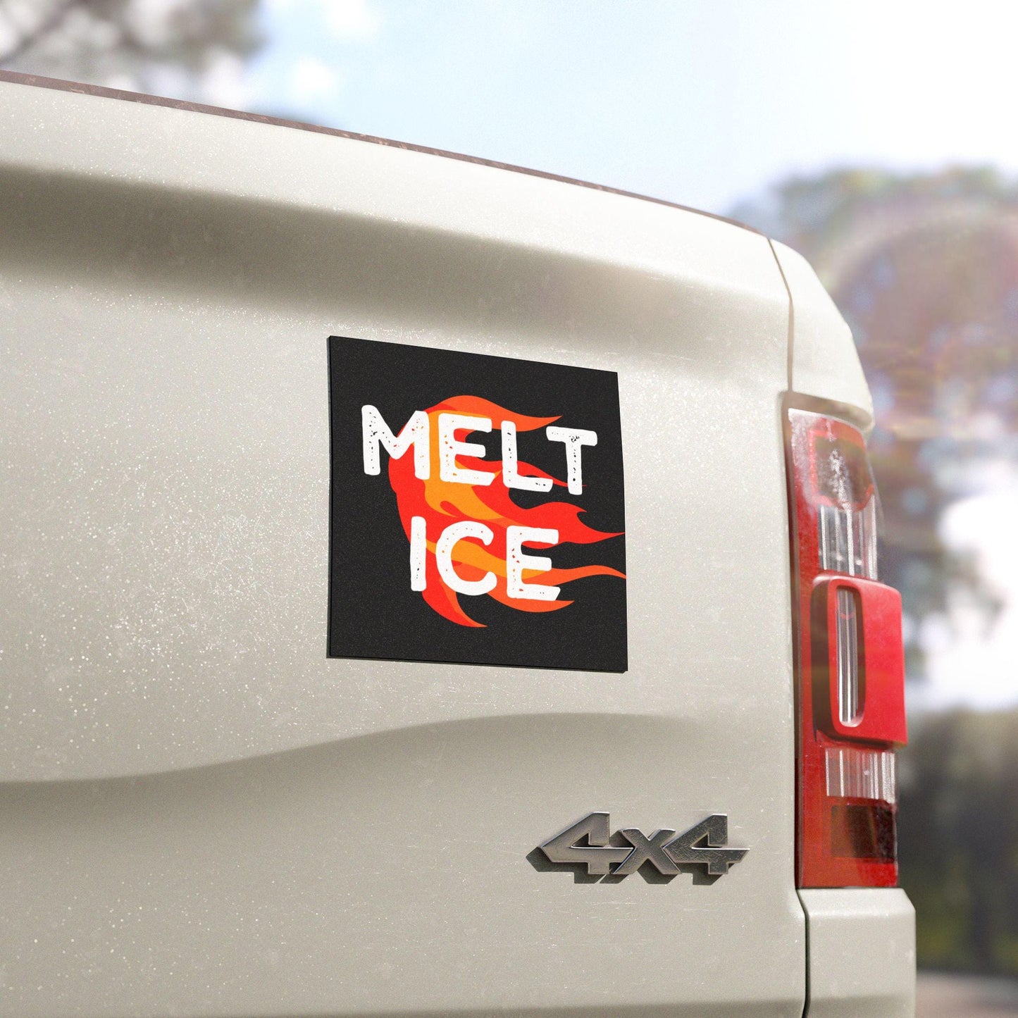 Melt ICE car magnet anti ICE car decal fuck Trump sticker pro immigration gift chinga la migra magnet stop alligator alcatraz merch fuck ICE