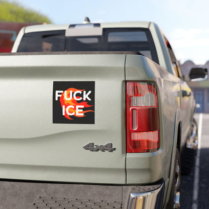 Fuck ICE car magnet abolish ICE bumper sticker anti Trump car decal chinga la migra merch end illegal deportations sign human rights magnet