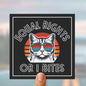 Equal rights or I bites car magnet funny feminist decal fuck the patriarchy sticker political car magnet liberal gift idea funy political