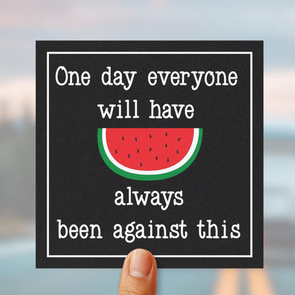 Pro Palestine car magnet stop the genocide merch social justice bumper sticker human rights car magnet free Gaza sticker free Palestine gift