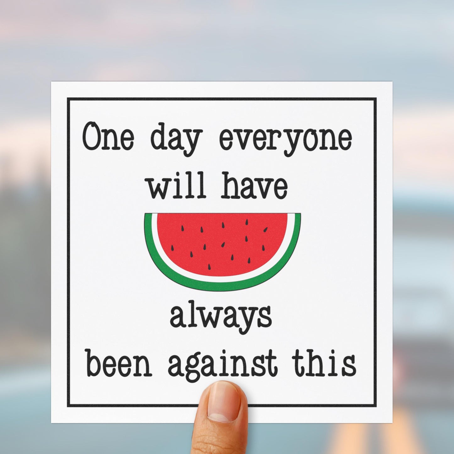 Pro Palestine car magnet stop the genocide merch social justice bumper sticker human rights car magnet free Gaza sticker free Palestine gift