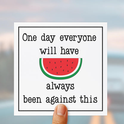 Pro Palestine car magnet stop the genocide merch social justice bumper sticker human rights car magnet free Gaza sticker free Palestine gift