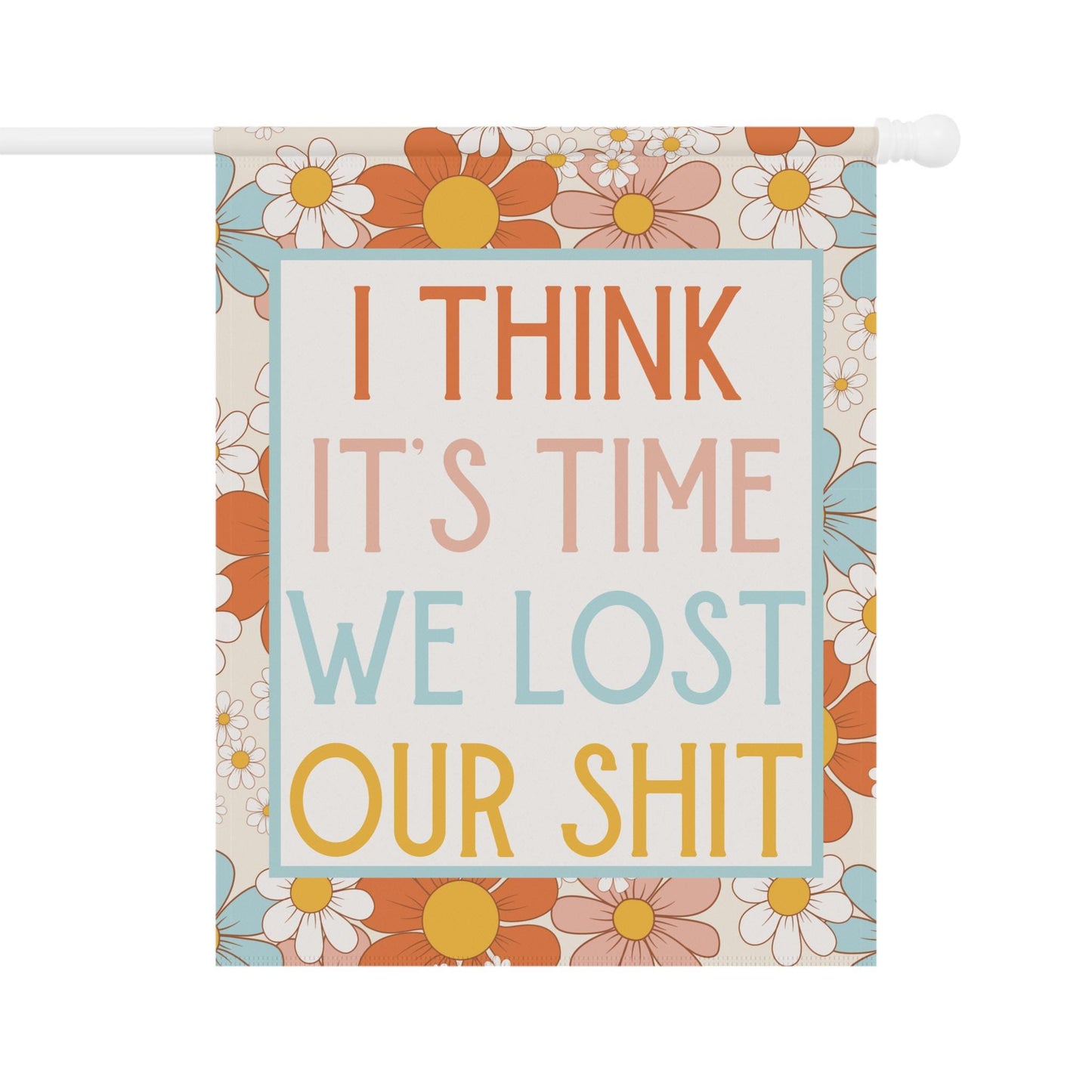 Funny anti Trump house flag resistance movement garden banner anti fascist merch feminist house flag lgbtq rights merch political house flag