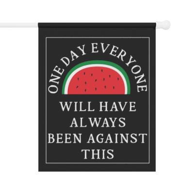 Free Palestine house flag human rights garden banner free Gaza merch immigration rights flag watermelon merch abolish ICE flag anti Trump