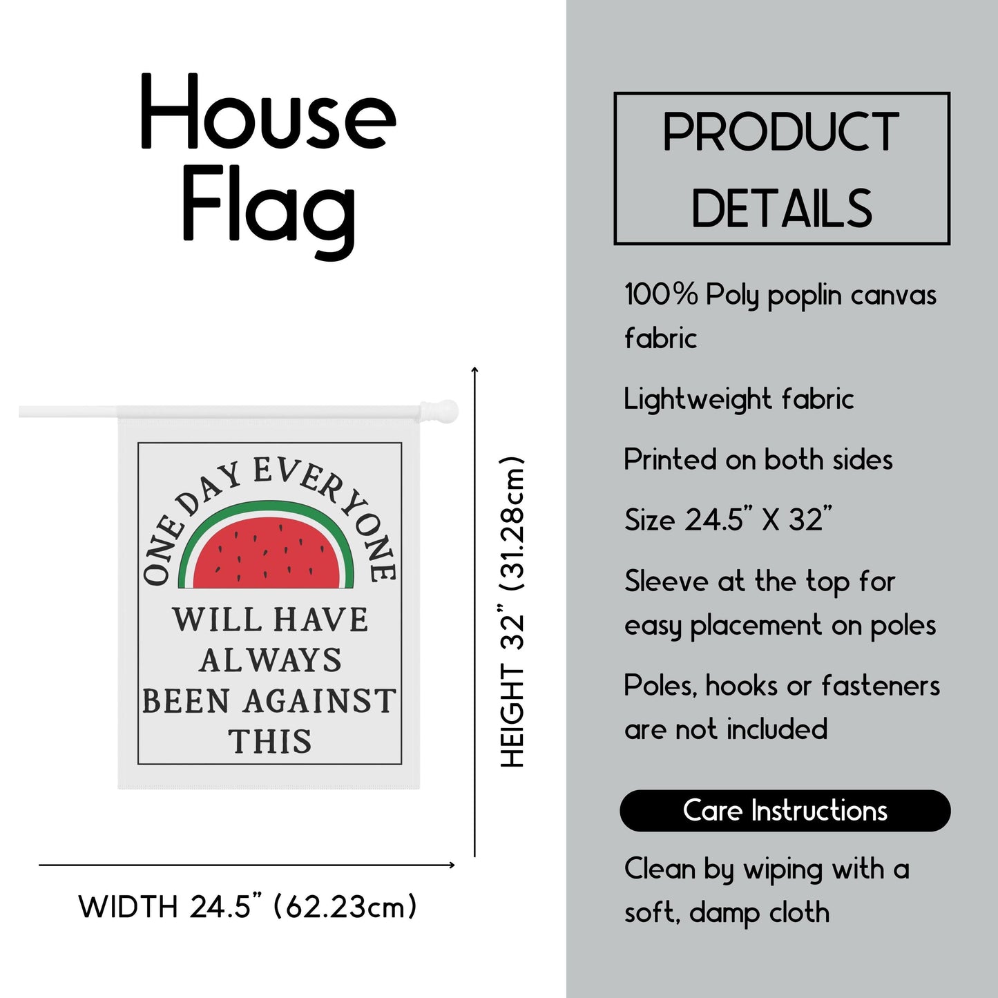 Pro Palestine house flag free Gaza garden banner anti fascism merch social justice house flag anti genocide gift idea activist house flag