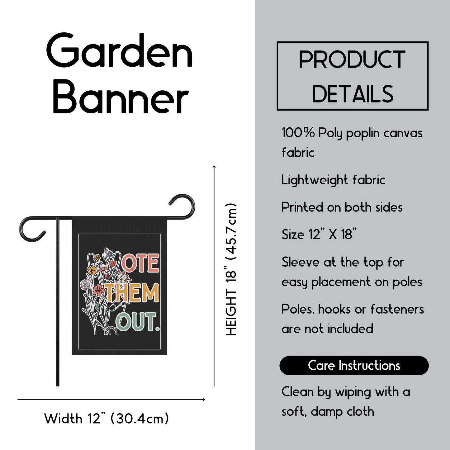 Vote them out house flag fuck Trump garden banner anti war merch democrat gift idea feminist house flag pro democracy merch anti Trump flag