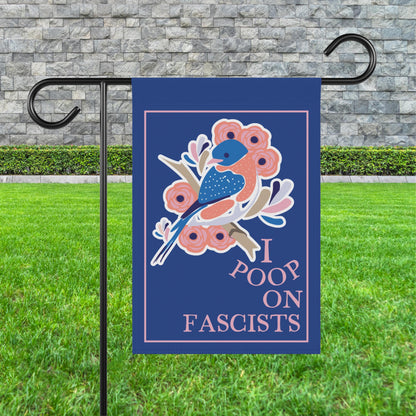 Funny anti fascist house flag subtle fuck Trump garden banner anti Trump merch nature lover house flag protect our national parks gift idea