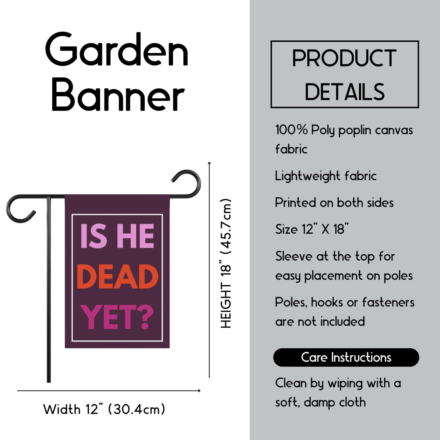 garden flag, Anti-Trump FDT house flag, Anti-MAGA Fuck Trump flag, Resistance Movement merch, anti-fascism house flag