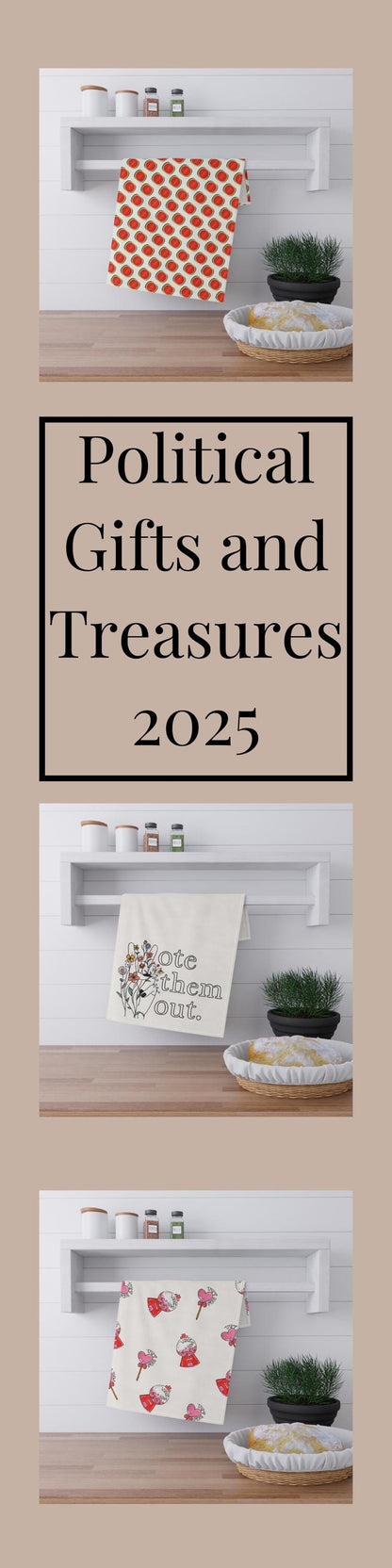 Liberal Christian tea towel progressive Christian gift idea anti genocide merch liberal gift idea Jesus was an immigrant merch anti Trump