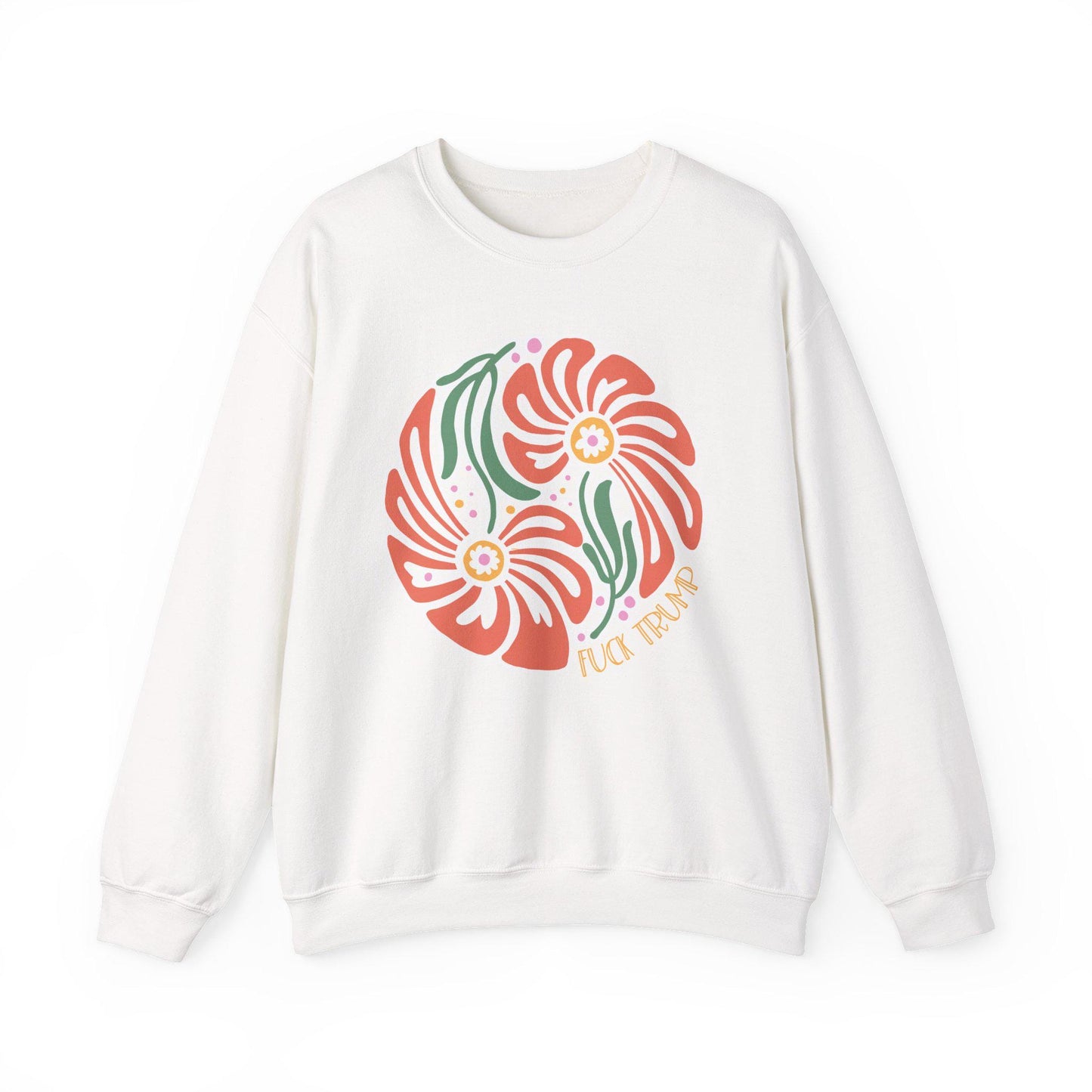 Subtle fuck Trump sweatshirt anti Trump shirt fight fascism merch feminist shirt womens rights gift idea anti MAGA shirt liberal sweatshirt