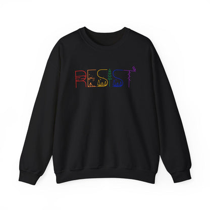 Resist sweatshirt political shirt anti Trump sweatshirt Democrat gift protest shirt FDT merch Free Palestine shirt fight fascism sweatshirt