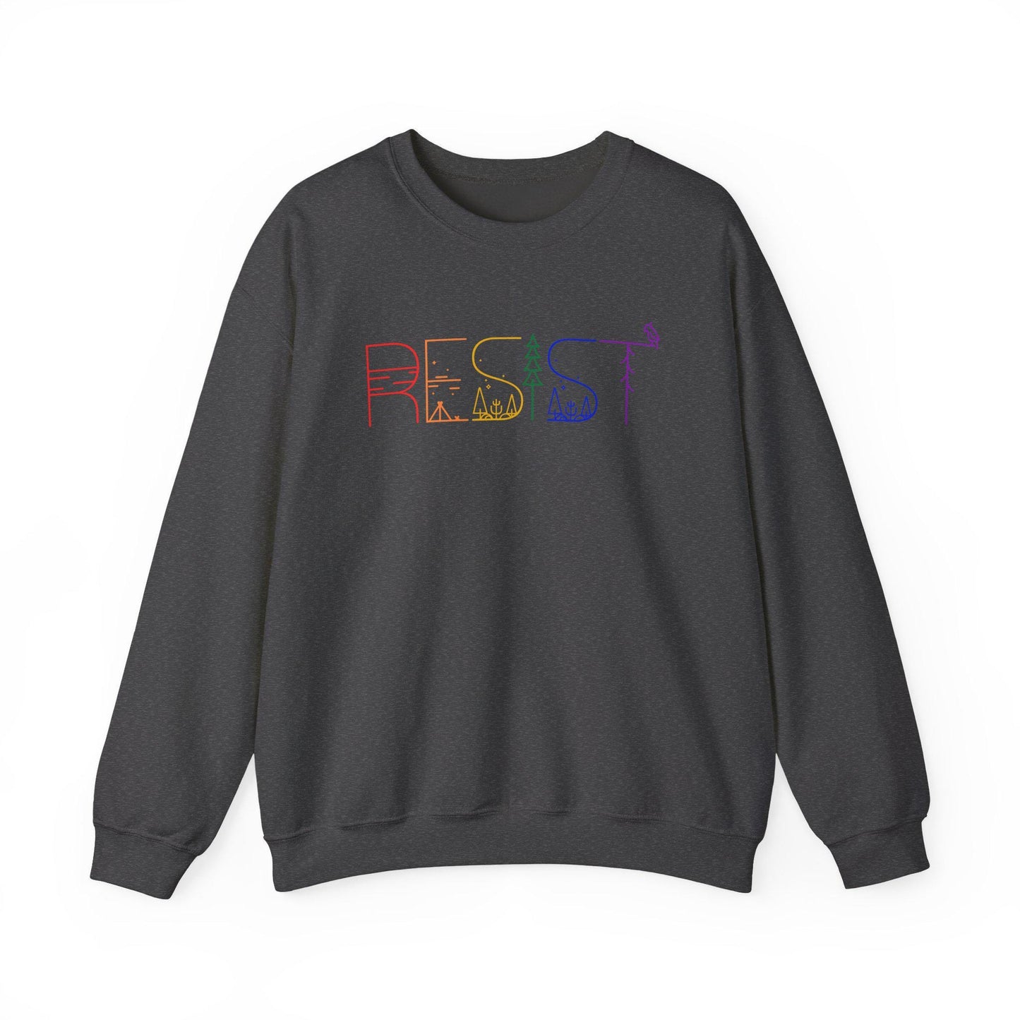 Resist sweatshirt political shirt anti Trump sweatshirt Democrat gift protest shirt FDT merch Free Palestine shirt fight fascism sweatshirt