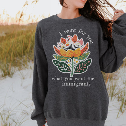 Abolish ICE sweatshirt pro immigration shirt anti Trump sweatshirt chinga tu MAGA shirt anti fascism merch chinga la migra shirt fuck ICE