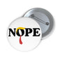 Subtle nope anti Trump button funny fuck Trump pin resistance movement merch democrat gift idea progressive bag pin pro choice accessories