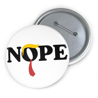 Subtle nope anti Trump button funny fuck Trump pin resistance movement merch democrat gift idea progressive bag pin pro choice accessories