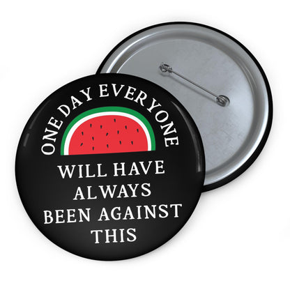 Free Palestine button anti genocide pin watermelon button human rights merch social justice apparel Palestinian flag pin fuck Trump button